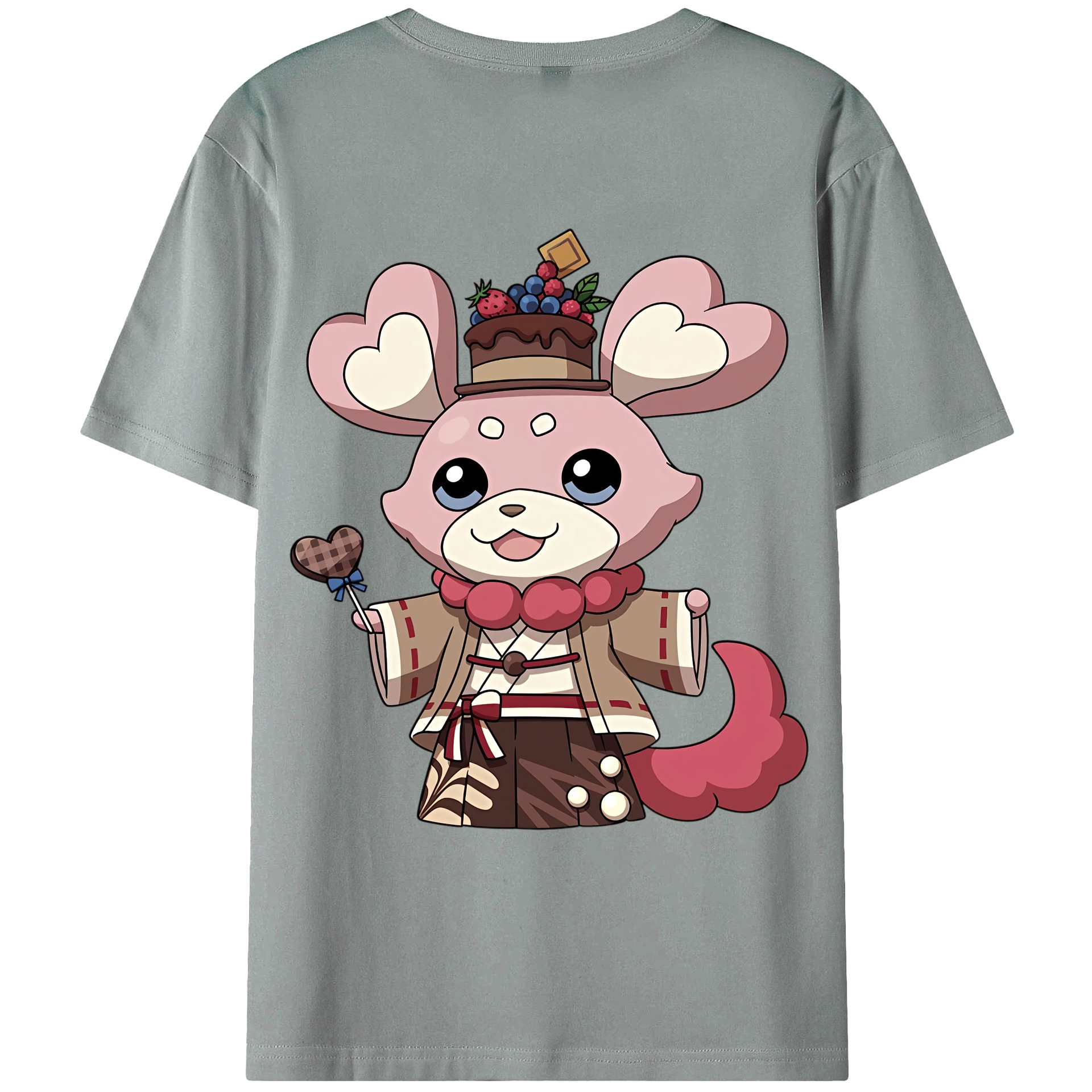 （画像用） 妖怪ウォッチ Yo-kai Watch 綿100％ メンズ半袖Tシャツ（バックプリント） 通気性